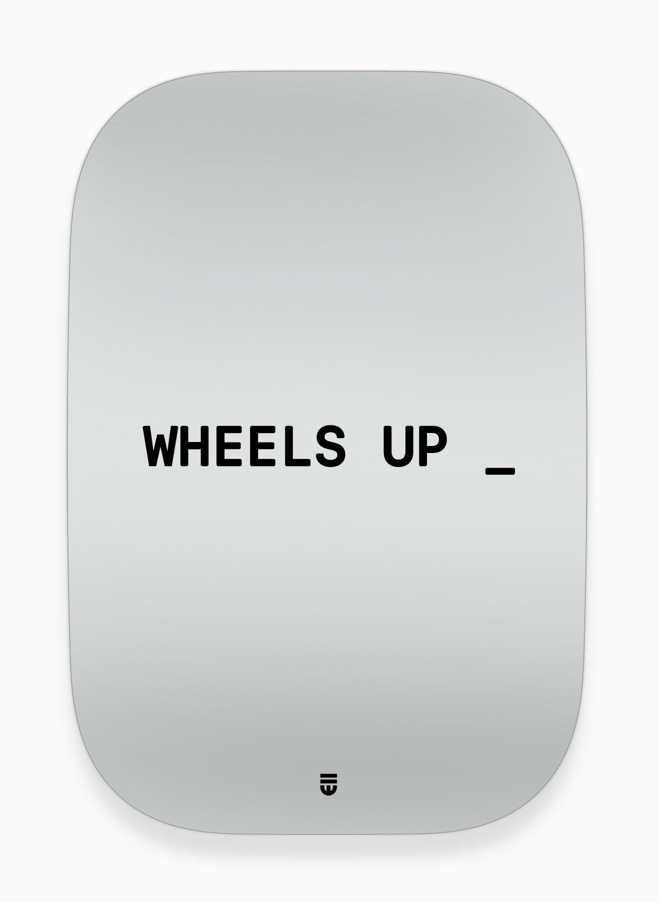 B STRT mir wheels up