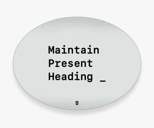G STRT mir maintain present heading